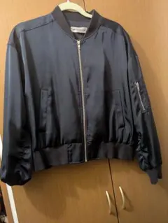 JEANASIS クリーニング済 ネイビー MA-1ジャケット