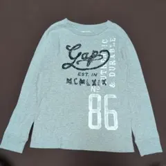 130★ギャップキッズ★ロゴアップリケ付き！プリントＴシャツ★