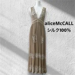 ぱ*き様 alice McCALL アリス・マッコール　ワンピース　シルク100のサムネイル