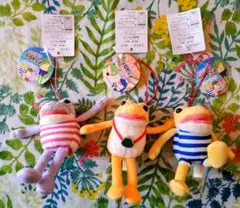 おとぼけケロピョンぬいぐるみVMC　3種セット