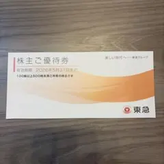 お値下げ⭐︎東急　株主ご優待券 有効期限2026年5月31日