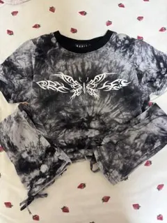 REFLEM タイダイ柄 バタフライプリント 半袖Tシャツのサムネイル