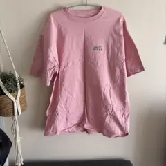 X-girl DINER 半袖Tシャツ ピンク XL