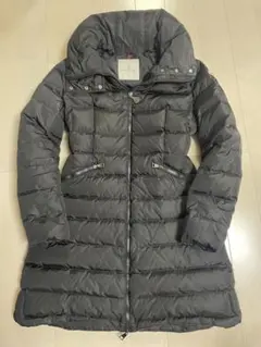 MONCLER フラメッテ ダウンジャケットフード付き ブラック 0 サイズ