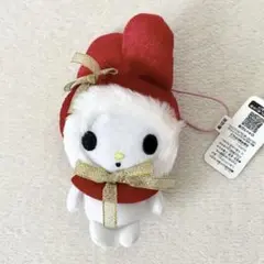 マイメロディ ラメリボン マスコット チャーム ドール 赤 レッド ぬいぐるみ