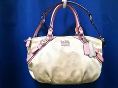 ☆COACH★ 15935 オプアート 2WAY ハンドバッグ キャンバス