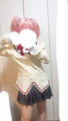 まどマギ 制服 鹿目まどか ウィッグセット Sサイズ