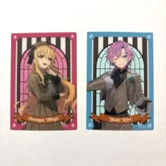 にじさんじポップコーンPARTY ！！！クリアカード　家長むぎ　夕陽リリ