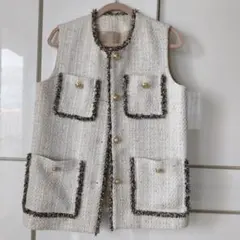 の*あ様 限定セール。ELFRANK　ツイードベスト