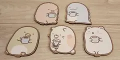 すみっコぐらしキャラクターコースター5枚セットとんかつとかげ