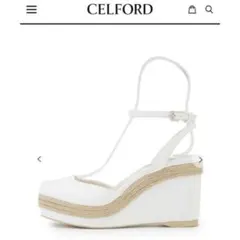 CELFORD ウェッジソール サンダル ホワイトのサムネイル