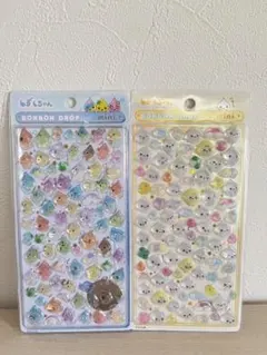 しずくちゃん ボンボンドロップシール mini 2枚セット