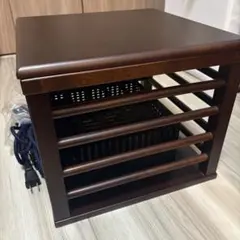 【新品未使用】メトロ工業一人用こたつ ミニ 天板付温度調節MPQ-102B(B)のサムネイル