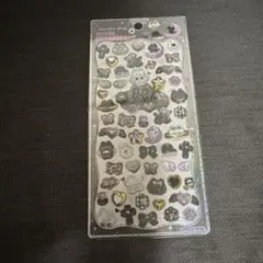 【国内正規品】ジュエルプチドロップ　シール　くろいろどろっぷ ストーンつき