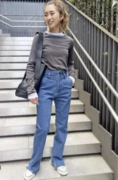 5 1/2 BEAUTY-LINE SLIT DENIM サイズ27