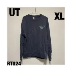 ユニクロ UT ルーブルコラボトレーナー XL モナリザ プリント 古着