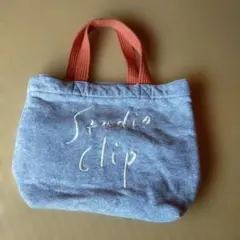 studio crip トートバッグ グレー &オレンジのサムネイル