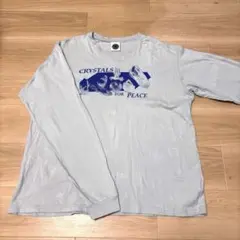 メンズ 韓国ブランド ティーライブラリー Tシャツ 長袖 ロンT ホワイト 