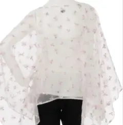 【フリー】 merry Jenny 花刺繍トップス　プルオーバーブラウス