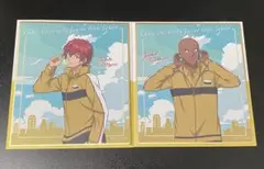 【テニプリ】イヤホンコラボ ミニ色紙 ブン太＆ジャッカル 2枚セット