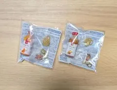 ゴンチャ アクリルチャーム付きミニチュアキーホルダー セブンイレブン限定 2種類