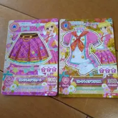 アイカツ ピンクスカートとトップスセット