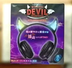 ワイヤレス DEVIL HEADPHONE ブラック