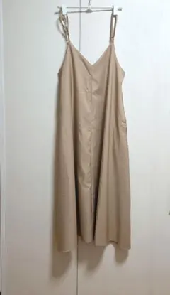 ニッセン　キャミワンピ　ベージュ　S