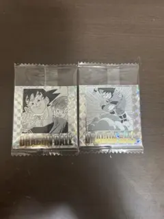 ドラゴンボール40周年ウエハースステッカー2枚セット