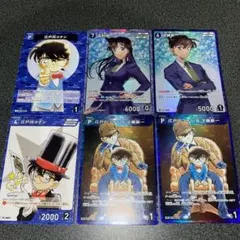 コナンカードゲーム江戸川コナン&工藤新一プロモ×2 工藤新一RP 探偵たちの切札