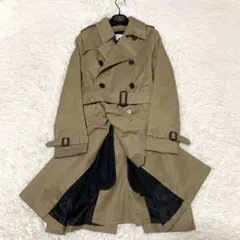 美品　ハイク　トレンチコート　羊毛ライナー　ベルト　ベージュ