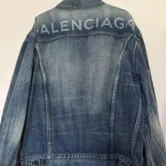 BALENCIAGA グレー デニムジャケット34 - メルカリ