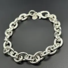 あずき チェーン ブレスレット シルバー 925 刻印 銀 シンプル