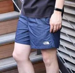 ノースフェイス ナイロンデニムバーサタイルショーツ ナイロンインディゴデニム　L