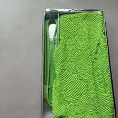明るいグリーン 帯揚げ 帯締めセット未使用