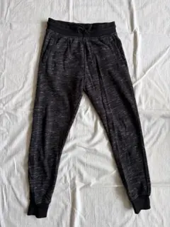 H&M ブラック 起毛スウェットパンツ 140
