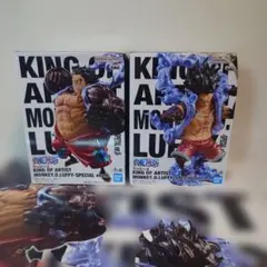 ワンピース　キングオブアーティスト　A.B:ルフィ フィギュア　2点セット