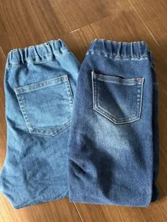 【美品】UNIQLO キッズデニムパンツ 100cm 2点セット