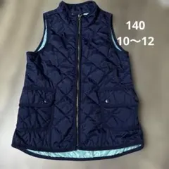 OLD NAVY キッズ 中綿ベスト ネイビー L 10-12
