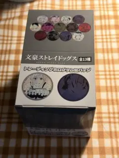 文スト ホログラム缶バッジ ホロ缶 中原中也　フョードル太宰治芥川龍之介 box
