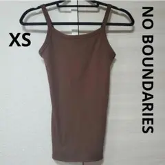 NO BOUNDARIES 【XS】キャミソール リブ シンプル