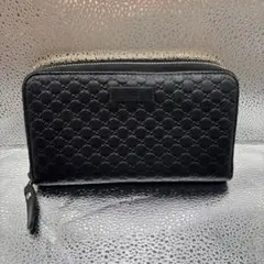 GUCCI ブラックレザー 長財布