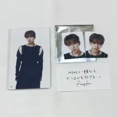 INI XQUARE 許豊凡 ID フォト トレカ メッセージ