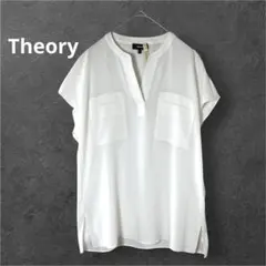 Theory✨POWDER CREPE UTL SHIRT F ウォッシャブル - メルカリ