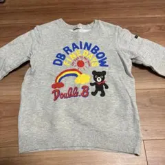 Double.B グレー トレーナー 100cm