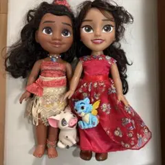 ディズニー プリンセスドール 2体セット トドラードール