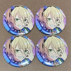 【匿名配送】 あんスタ 白鳥藍良 コレクション缶バッジ IDOL 4点セット