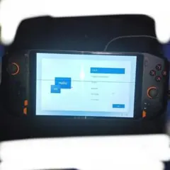 onexplayer 画面に縦線入ってます(充電器付きません。ジャンク品)