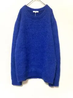 ルメール LEMAIRE クルーネック　モヘア　ニット　ウール　S メンズのサムネイル