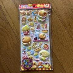 【平成レトロ】スーパーもっちもちマシュマロシール　ハンバーガー